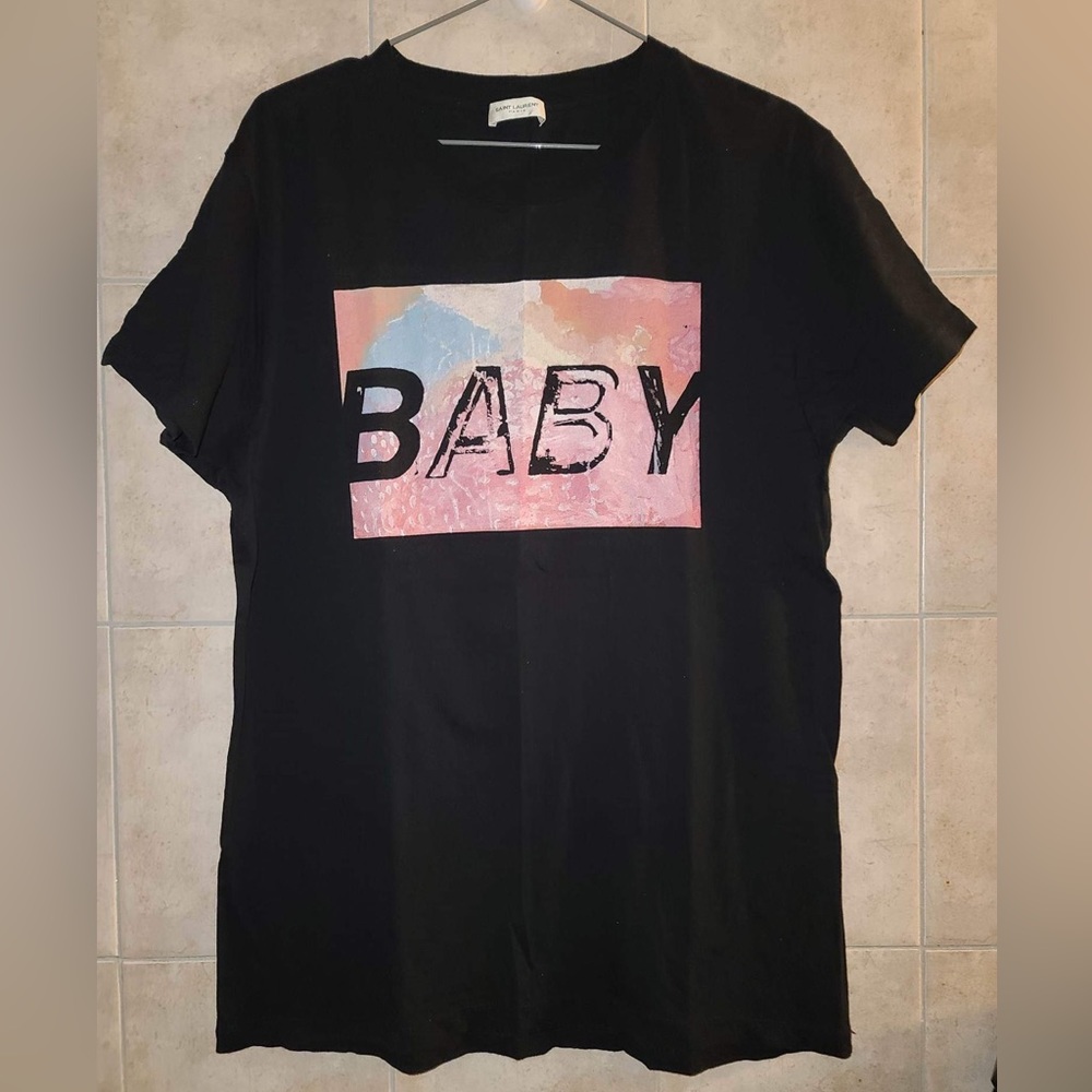 Saint Laurent Baby Graphic T shirt
